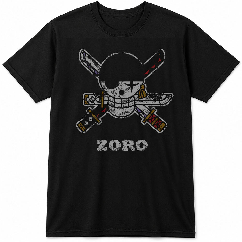 ONE PIECE - ZORO PIRATE FLAG / DISTRESSED